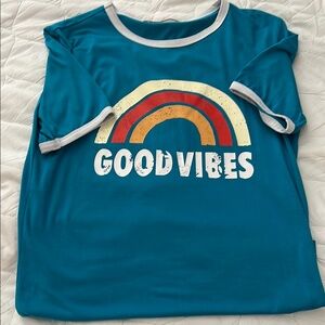 Good Vibes Kids Shirt - Blue